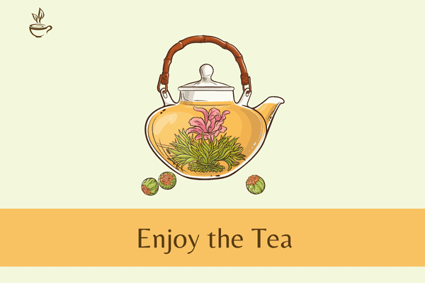 Tea for anxiety and stress
a kettle with roots and flower within.